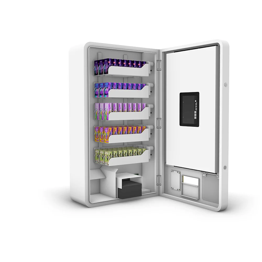 Cheap Wall Mounted Mini Vending Machine Business Eyebrow Pencil Coin Operated Carding Machine