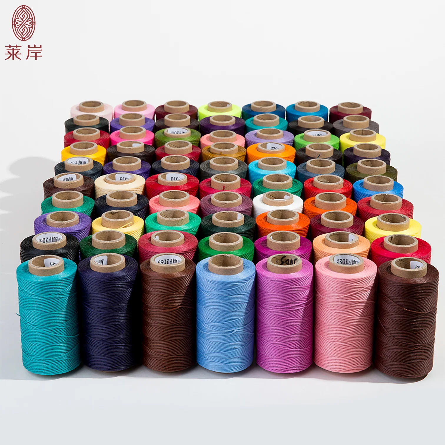 Оптовая Продажа с фабрики LAIAFTS лидер продаж 0 8/1 мм полиэфирная плоская вощеная нить 230 м/рулон для шитья кожаной обивки DIY Macrame