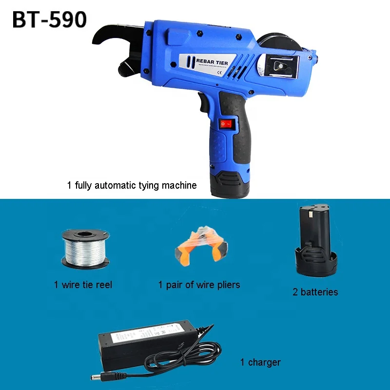 BT890 Handheld Steel Bar Binding Machine Rebar Tying Tool