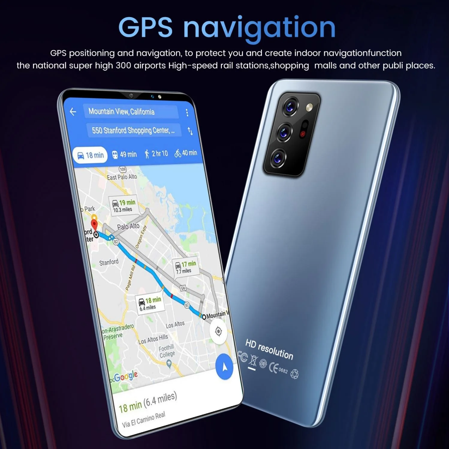 Сверхтонкий мобильный телефон Note30 mini с аккумулятором большой емкости, 5,5 дюймовый android смартфон 12 Гб ПЗУ черный/серый/золотой цвет дешево