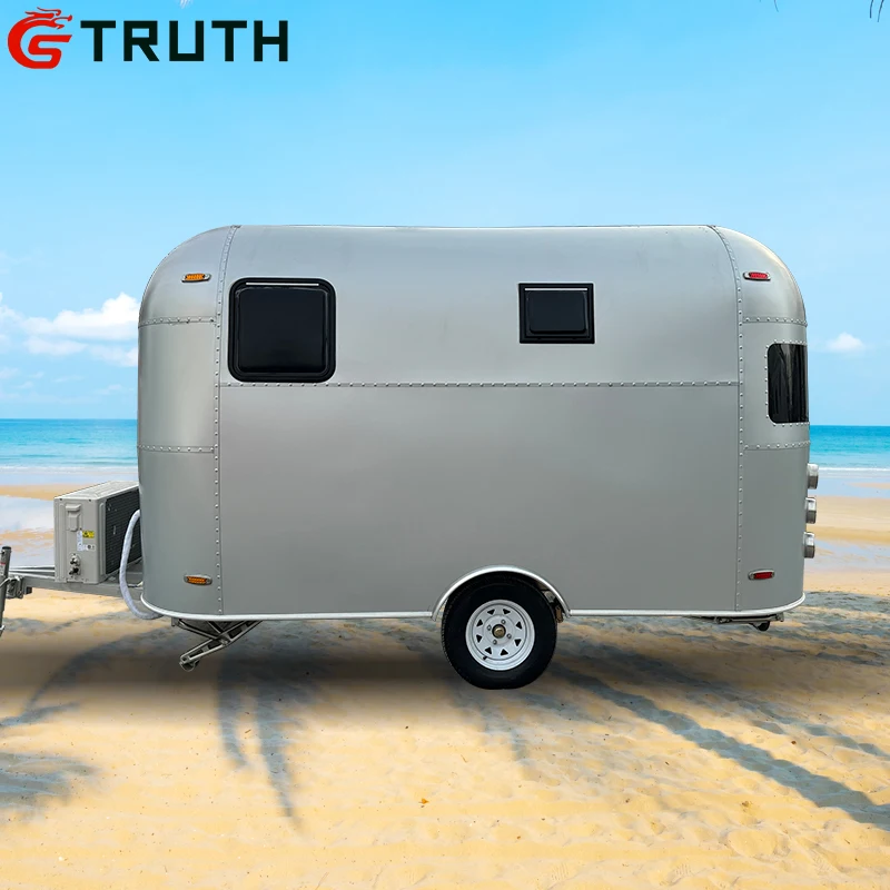 2 People Small Camper  Mini Luxury Motorhome Camping Rv  4x4 Airstream Travel Trailer