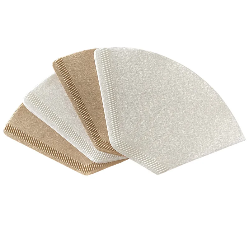 1-4 Cups Multiple Heat Seal V60 Foldable Origami Coffee Dripper Coffee Filter Paper For Drip Coffee