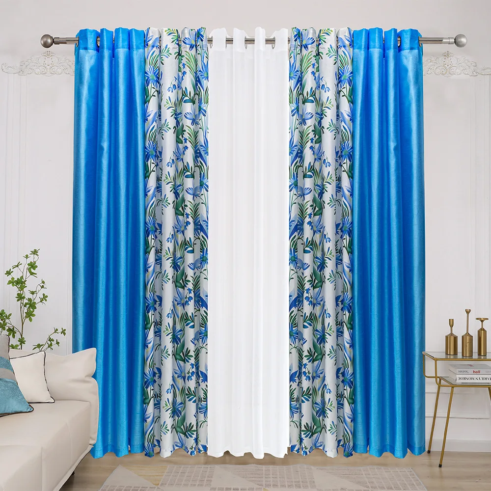 Cheap Price Ready Made Curtains Thermal Heavy Window Curtains for the House