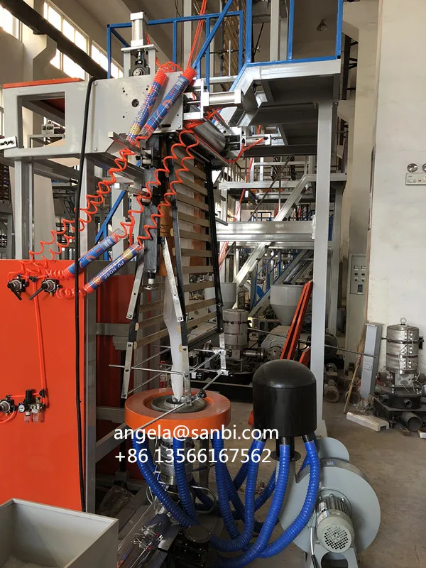 Plastic HDPE LDPE PE Biodegradable Mini Film Blowing Machine