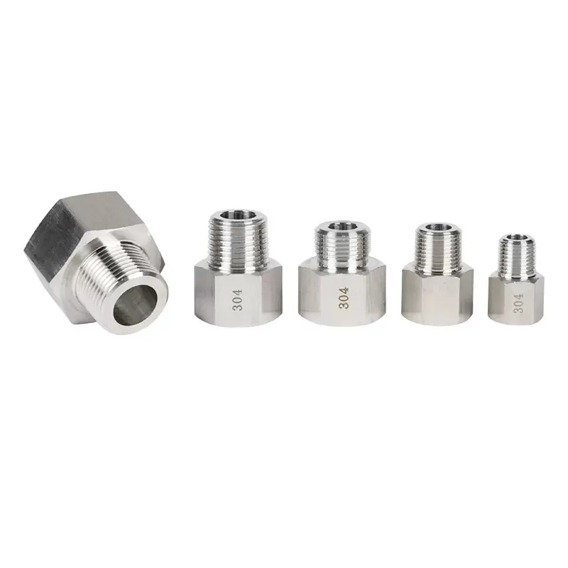 Reducing Hex Bushing Conversion Adapter Threaded Screw Bushing Pressure Gauge Instrument Beer Plug Pipe Fitting Bush Reducer