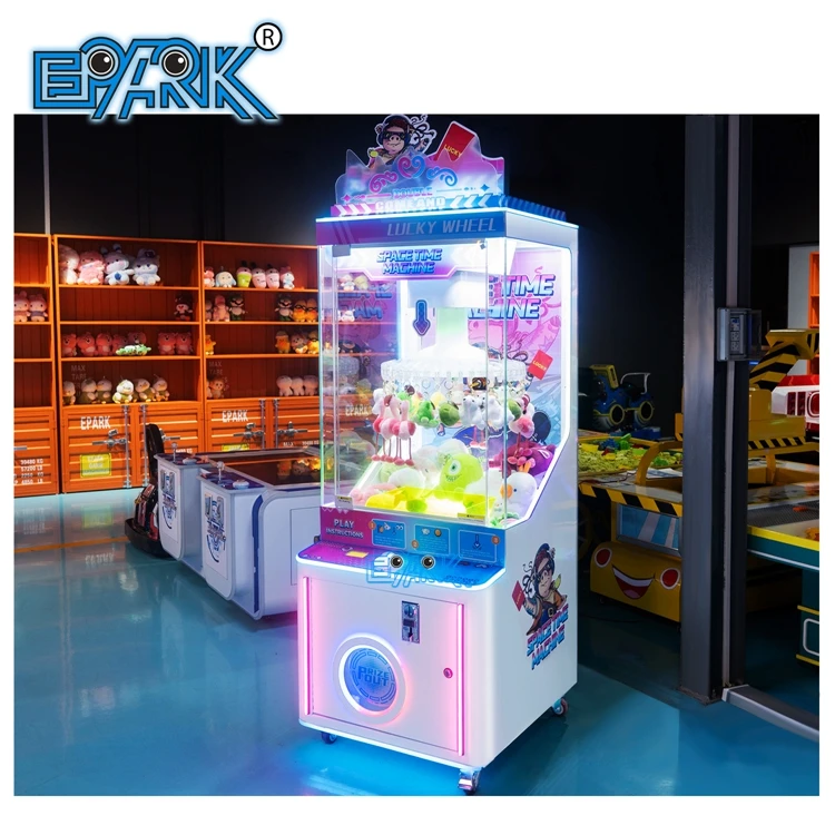 Top Quality Earn Money Coin Operated Lucky Wheel Clip Prize Game Machine Clamp Gift Game Machine Claw Machine