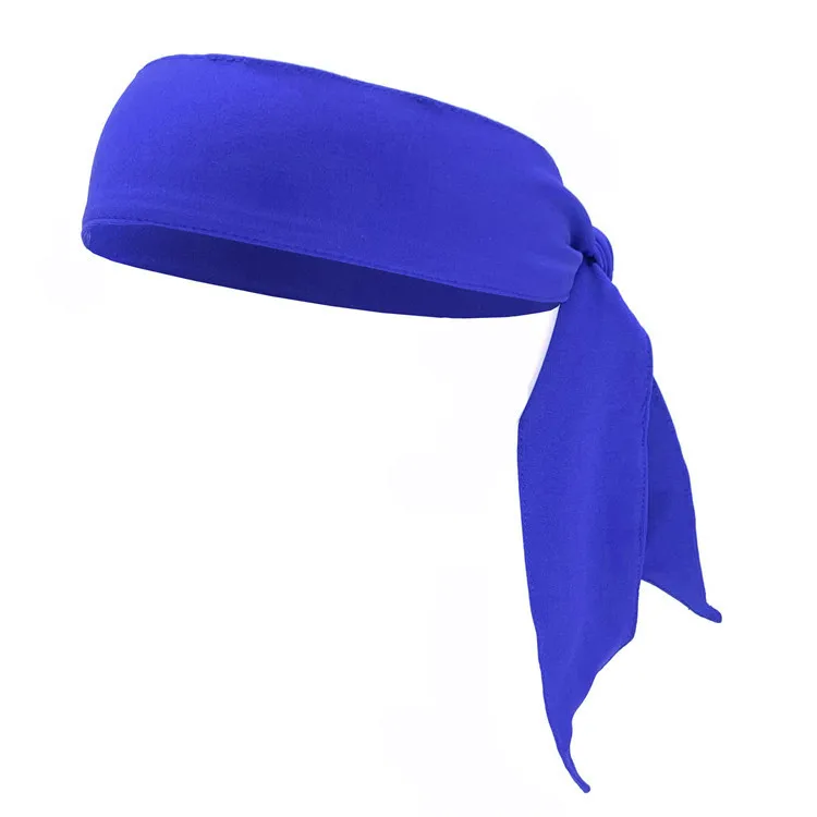 Custom Logo Sweat Absorbing Sports Head band Tie Dye Sport Fitness Back Headband for Gym
