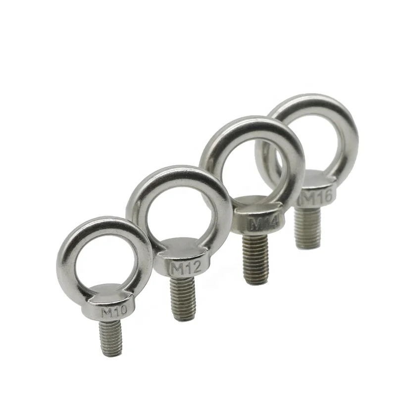 HONGYI TENGDA Car Fixture Standard Parts Stainless 304 SUS304 Eyebolt Screw