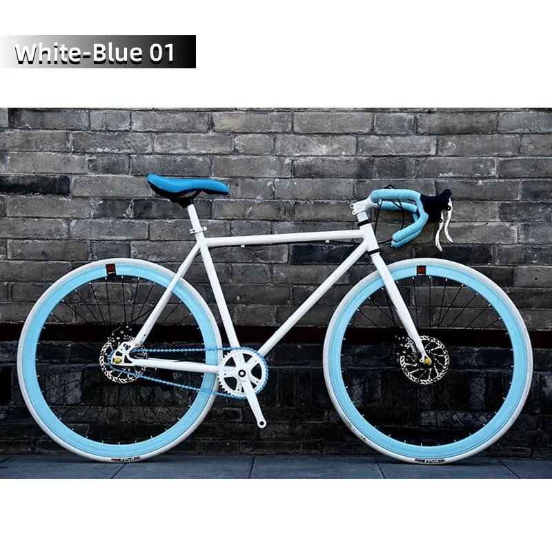 Factory Sale Single Speed Fixie 24 inch 26 inch Double Disc Brake Fixed Gear Bike Bicycle