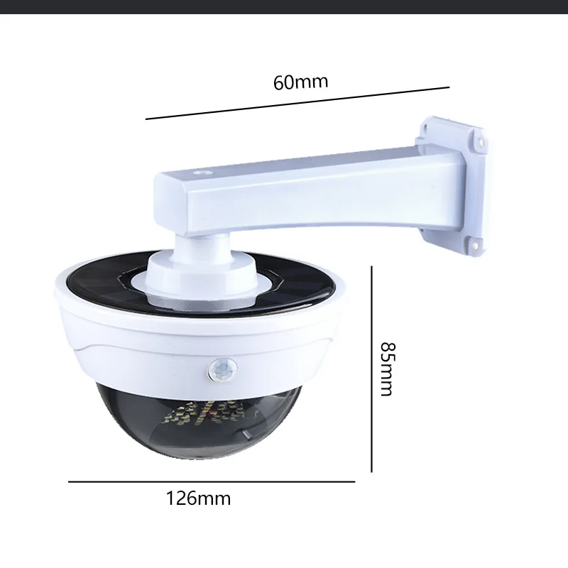Solar Security LED Flood Light Outdoor Simulation Motion Sensor Wall Lamp Solar Surveillance Cameras Lights