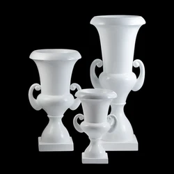 Белая ваза из стекловолокна для свадьбы, креативная форма