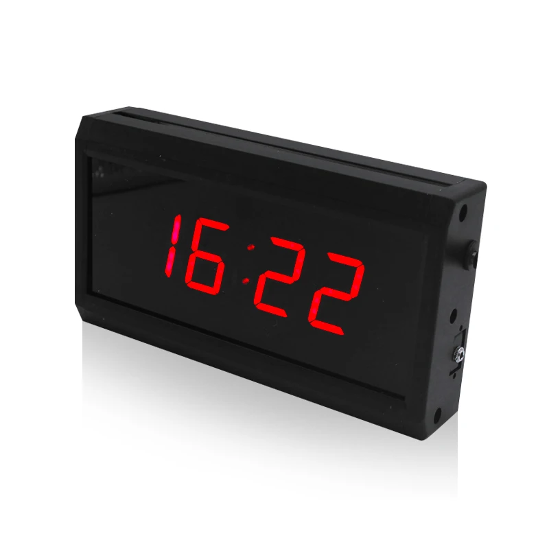 [Jinling shiyin]1.5inch  4Digits Digital LED Wall Clock LED Stopwatch Display Interval Timer Countdown Clock
