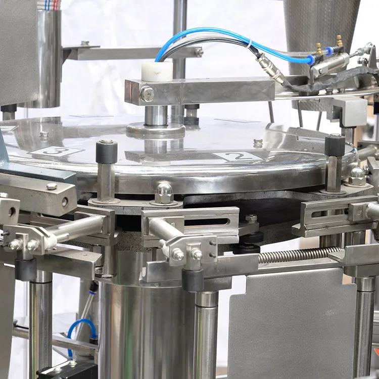 Qualipak Packing Food Pouch Premade Bag Powder Coffee Chocolate Milk Grain Potato Chips Flour Nut Liquid Packaging Machine