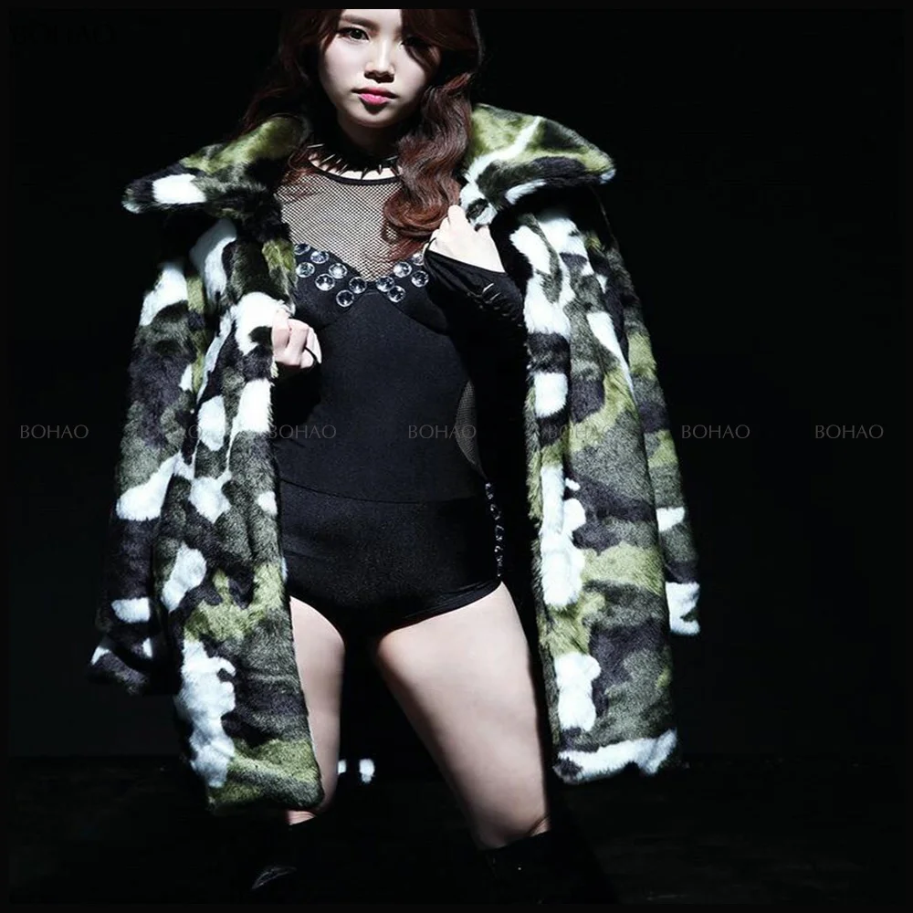 
Hot New Design Camouflage Modern Knitted Men Mink Fur Short Hair Coat 