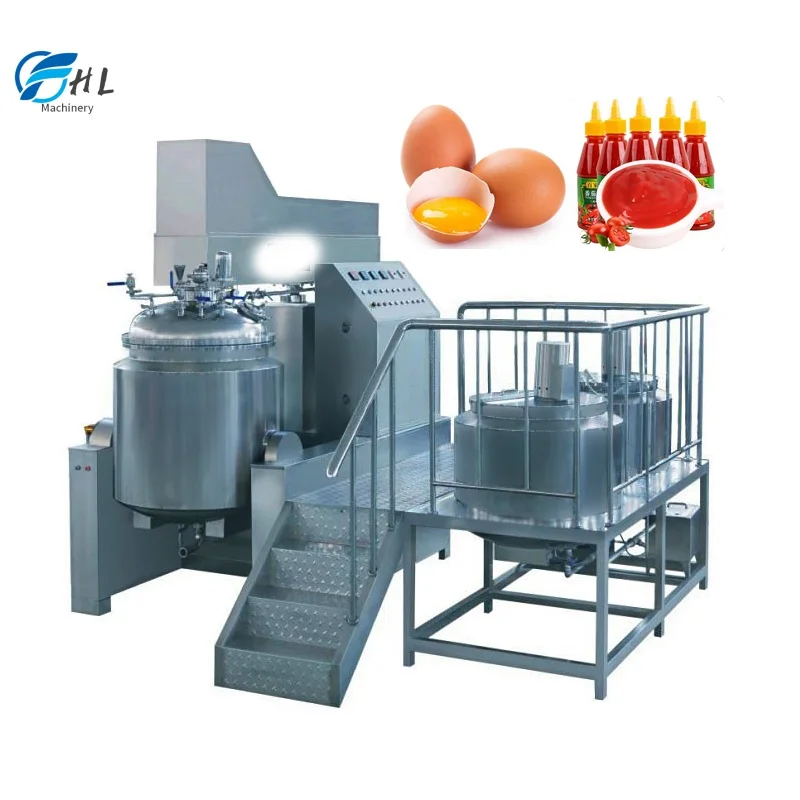 Automatic vacuum homogenizing emulsifier/ gel emulsifier making machine/chemical machinery equipment