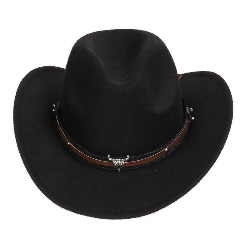 Hot Sale Fashion 100% Cotton High-Quality Custom Embroidery Adjustable Summer Sunshade Cowboy Hat For Men 3