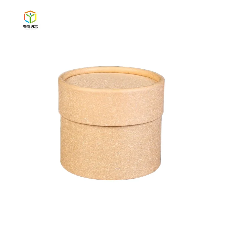 Custom Design Cosmetic Packaging Recycled Kraft Cardboard Brown Paper Tube For E Liquid Bottle