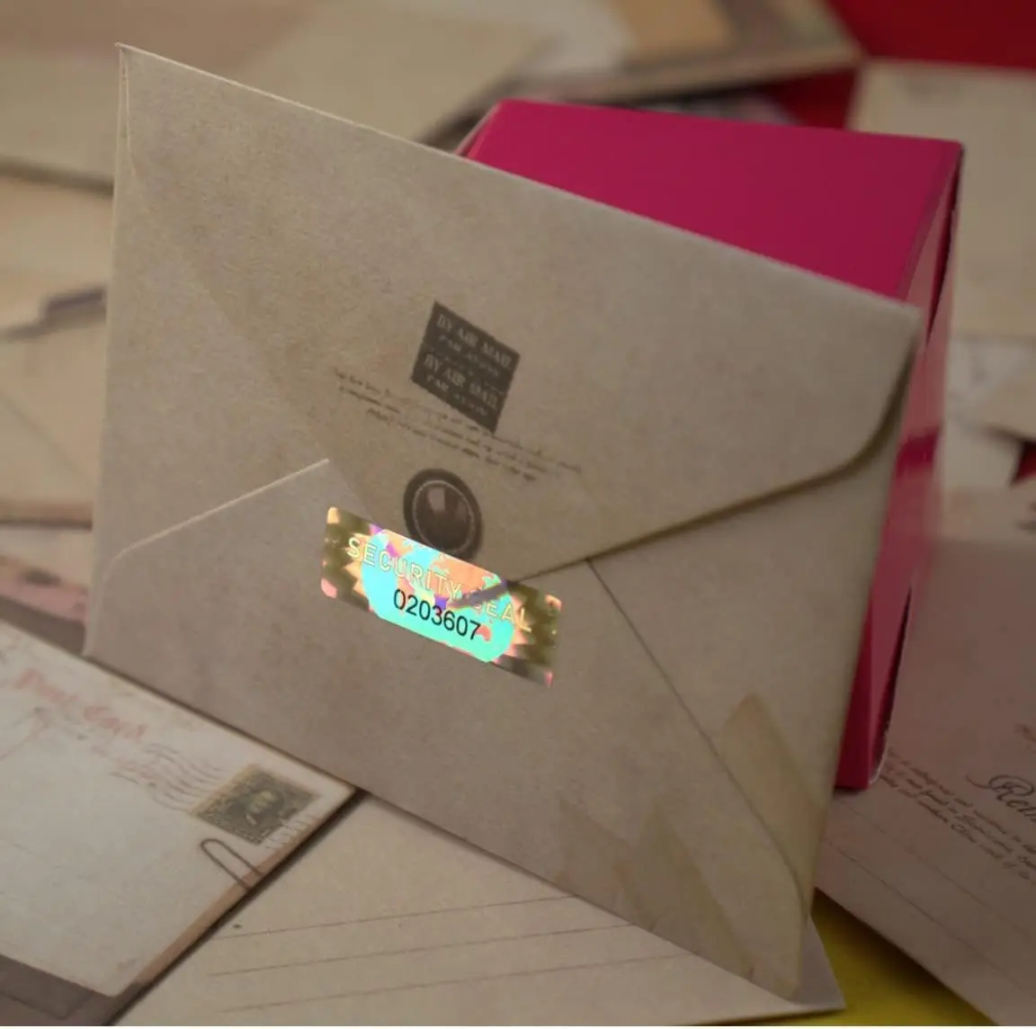 Горячая распродажа, нестандартный размер, круглая Водонепроницаемая прочная клейкая голографическая наклейка для защиты от подделок