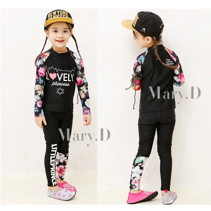 Factory Direct Supply Cheap Price cover upTwo Piece Swimwear Set Boys Girls  Quick Dry Kids UV swimwear for kids
