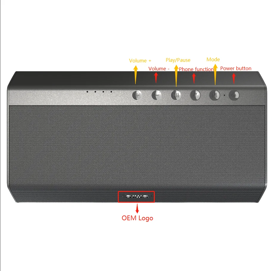 OEM Indoor speakers system 3 inch home theatre speakers driver 40W fm radio