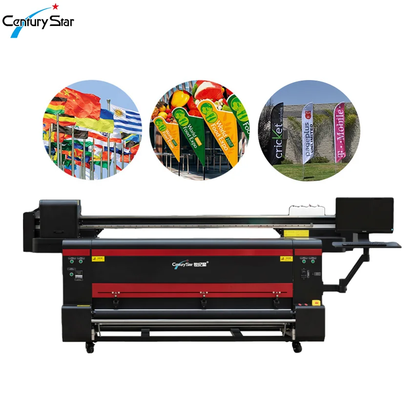 Quality First CenturyStar 1.2~3.2m Format Industrial Direct Sublimation Textile Printing Machine