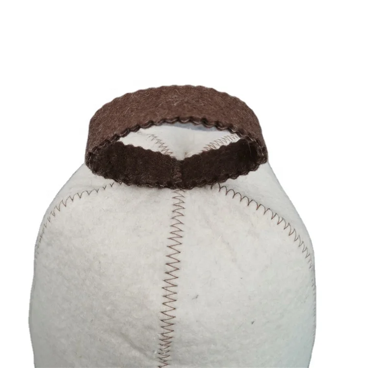 Wool Felt Sauna Hat Cotton  Anti Heat Russian Banja hat for Bath House Head Protection