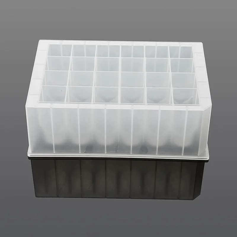 24 квадратных пластины с глубокими скважинами, пластиковая посуда для лабораторных расходных материалов life Scientific research