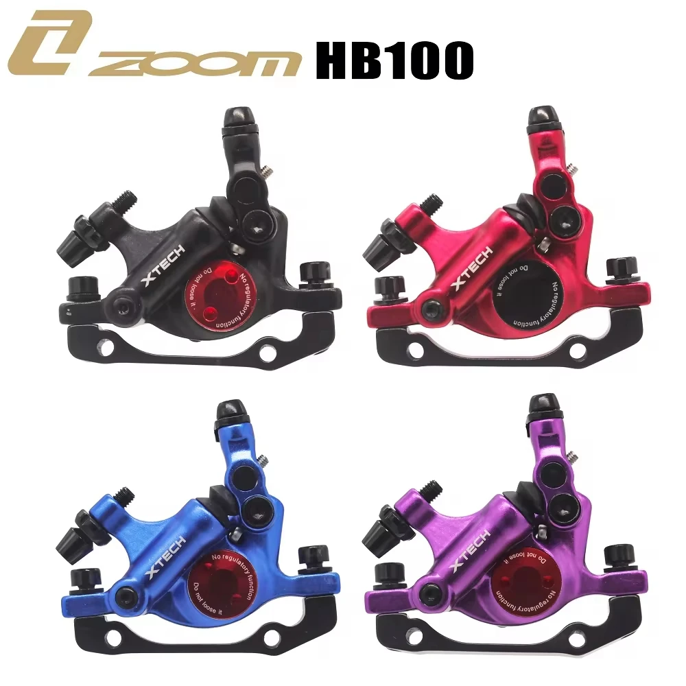 ZOOM HB100 Новый линейный тормозной суппорт для дорожного велосипеда гидравлический дисковый передний задний трос управления велосипедный 2-поршневой масляный тормоз