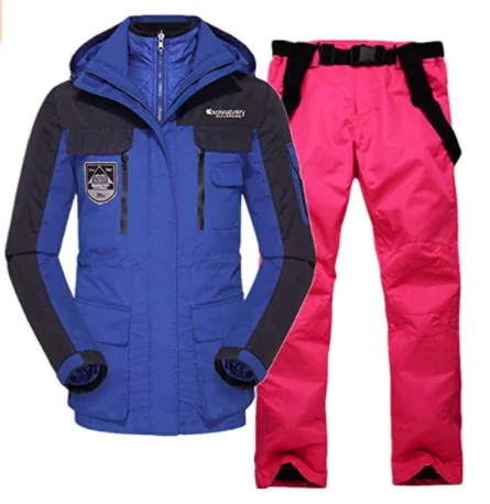 New Style Fashionable Waterproof Warm Winter Skiing Suits Snowboard Snowsuits Jacket Sets Women or Men