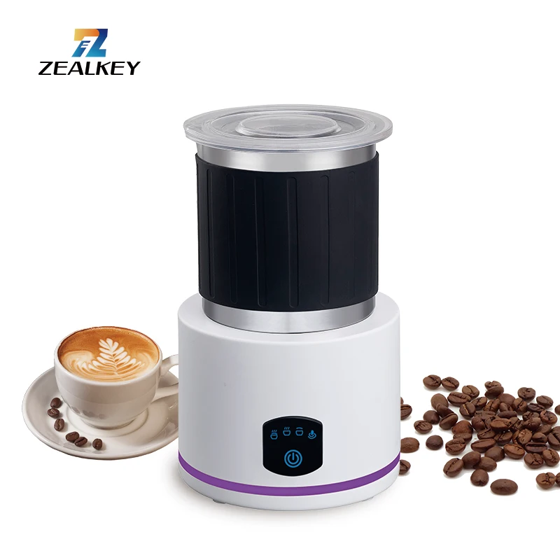 Hot/Cold Automatic Whisk Milk Foam Machine Multifuctionnal Milk Frother Coffee Milk Mixing Foamer