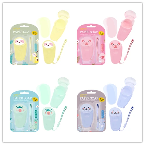 
Eco friendly natural fragrance disposable portable antibacterial mini paper hand soap 