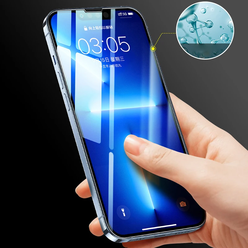Ultra-clear High Definition Tempered Glass Screen Protector Compatible for iPhone 11/12/13/14 promax