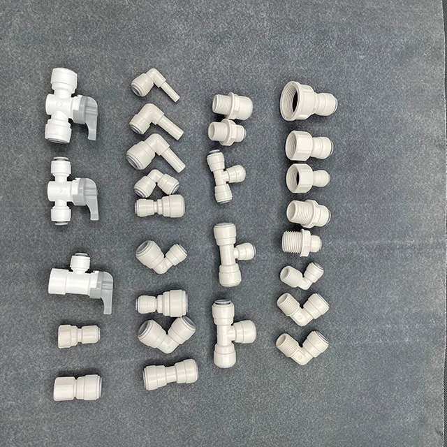 4-Point External Tooth Turn 3-Point Quick Plug Connector for Water Purifier for Household Outdoor RV Car Hotel Use