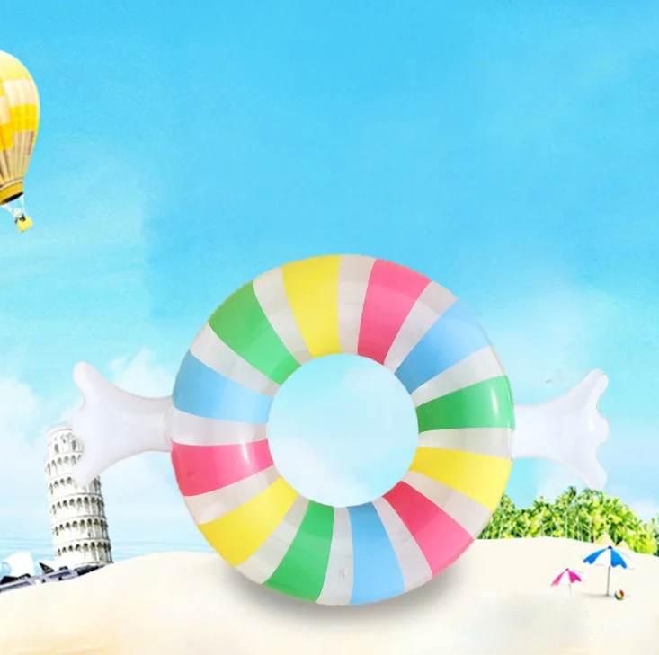 Candy Float Swim Rings Tubes Beach Float Summer Fun Party Decoration Pool Lounge Toys for Adults  Inflatable Pool Floats
