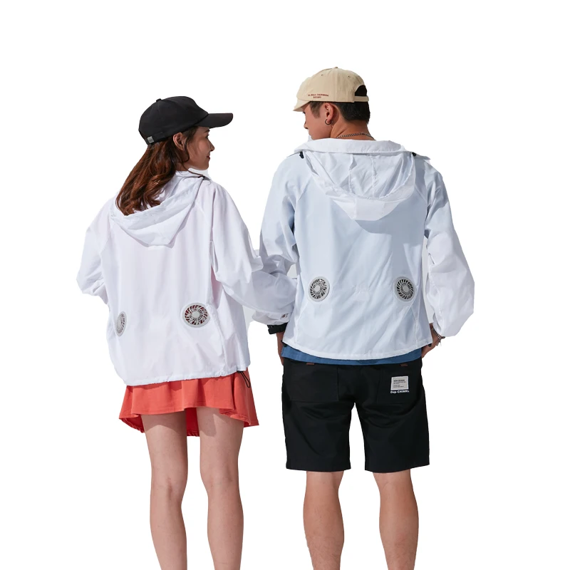 Защита от солнца для мужчин и женщин, охлаждающий вентилятор для одежды, кондиционер при высокой температуре, предотвращение удара