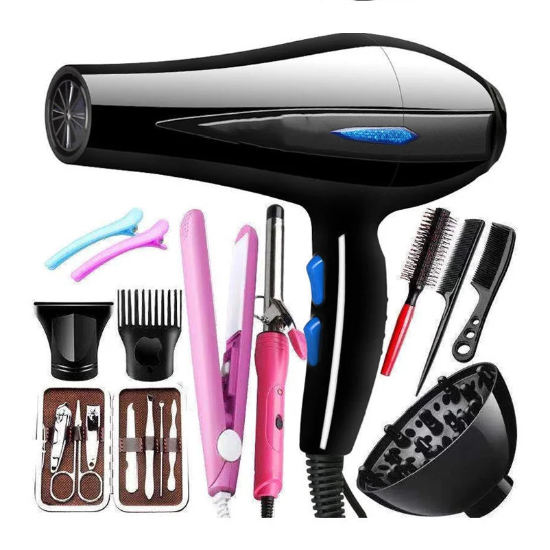 Professional Hair Blow Dryer Set One Step Volumizer Hair Dryer With Diffuser High Power Hair Dryer