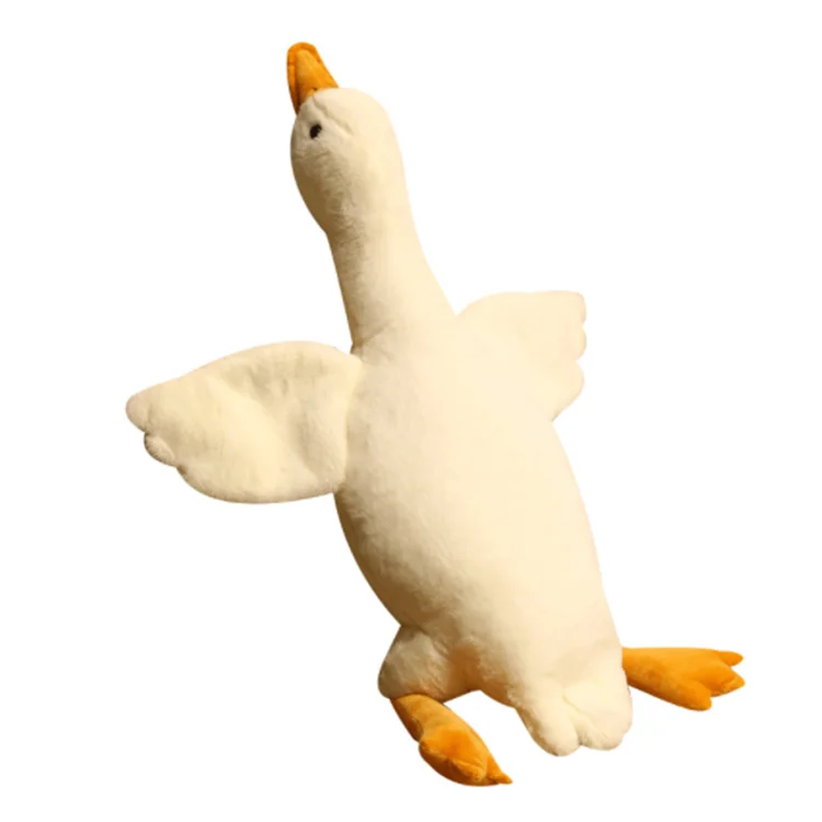 M1201 50cm/90cm /130cm kids stuffed Big White Goose Plush Toy pillow goose