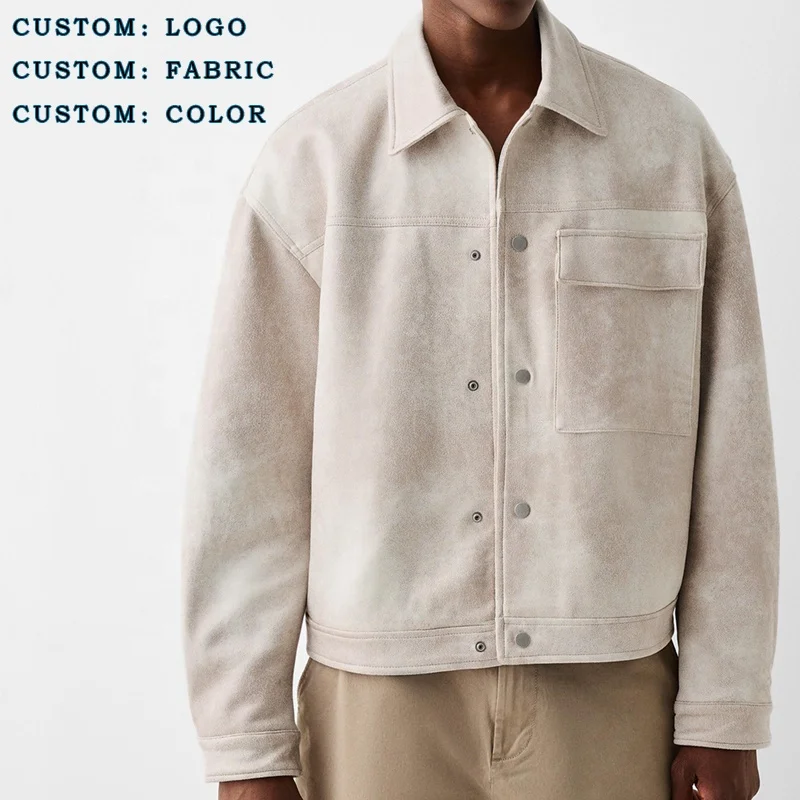 Мужская черная кожаная куртка-бомбер