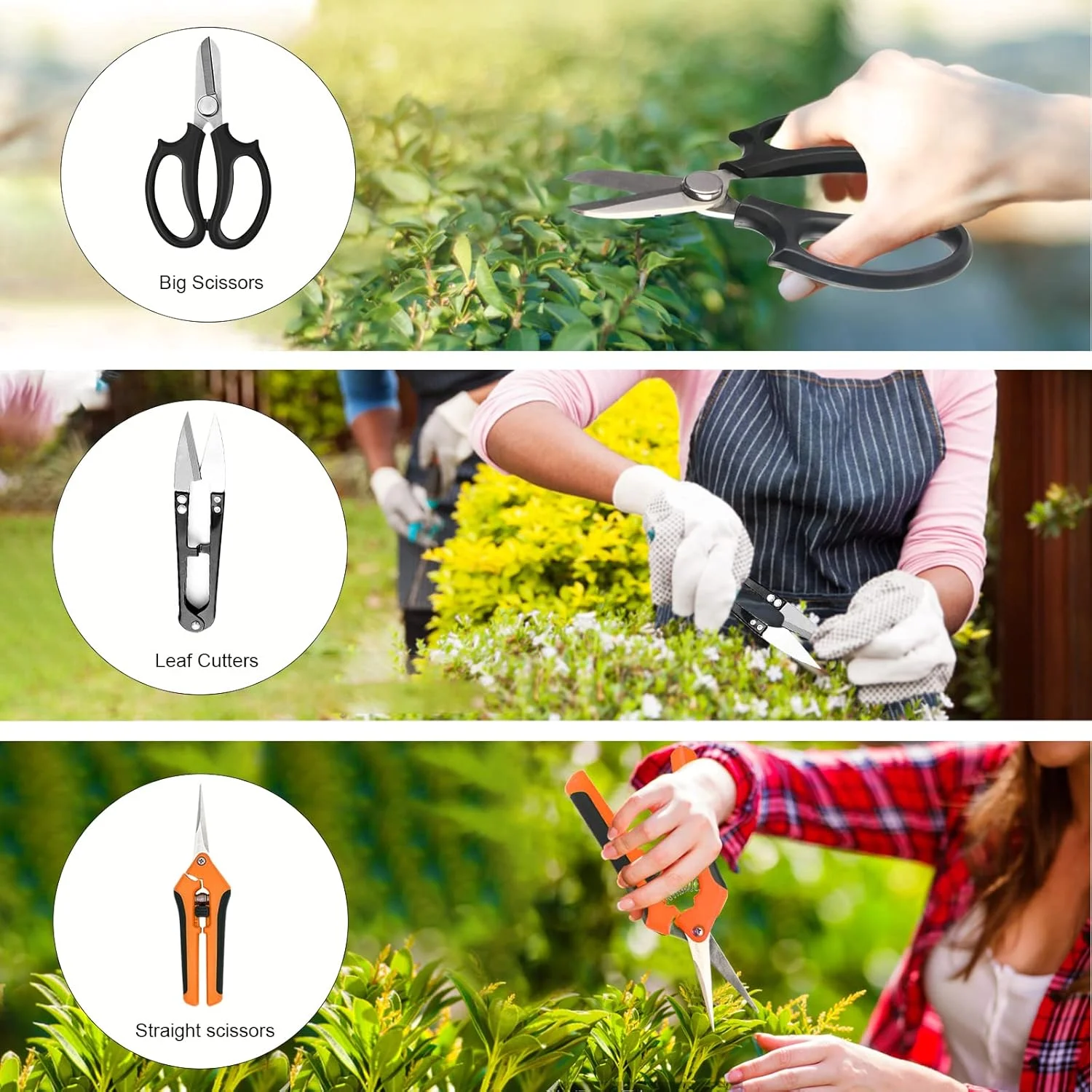 Customized Potted Plants Tools Kit with Various Pruning Shears Scissors Tweezers Bonsai Wires Brushes Repotting Mat