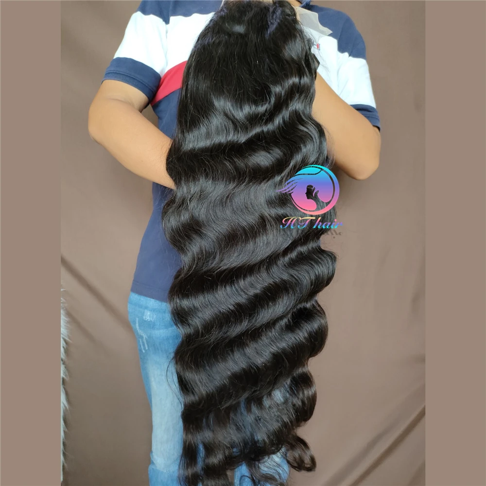 Invisible Lace Front Transparent Swiss Lace Frontal Wig, full Curly Factory 40 Inch Wigs Human Hair Lace Front Long