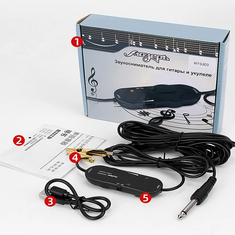 Professional acoustic guitar pickup special original sound no opening hole music instruments