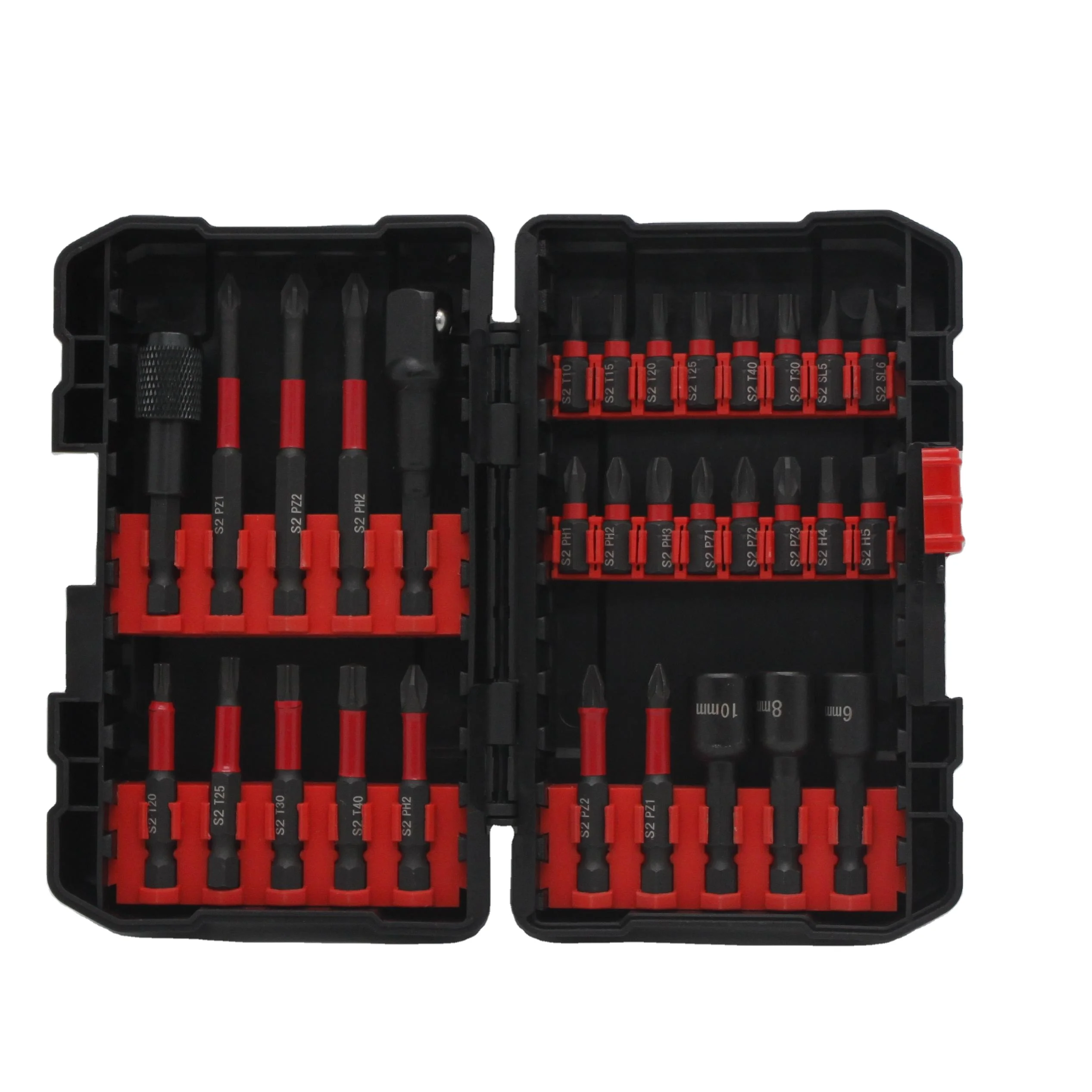 Low Price 31 Pcs Screwdriver Bit Set S2 CRV Stainless Steel Power Tool Long Screwdriver Bits Set Drill Vde