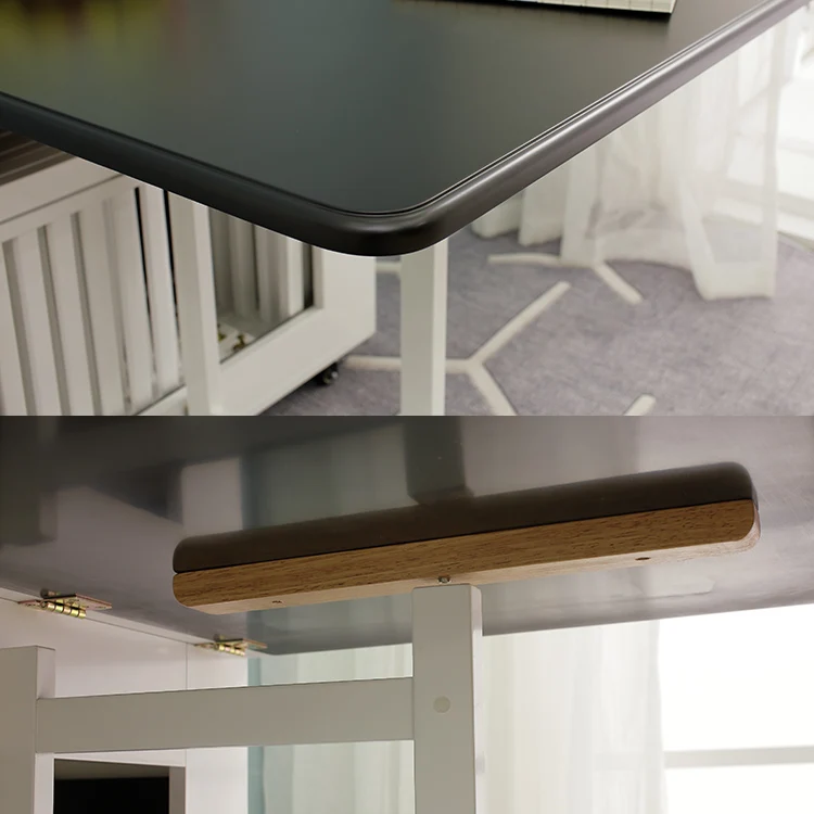 Раздвижной Многофункциональный обеденный стол из массива дерева, современный роскошный набор