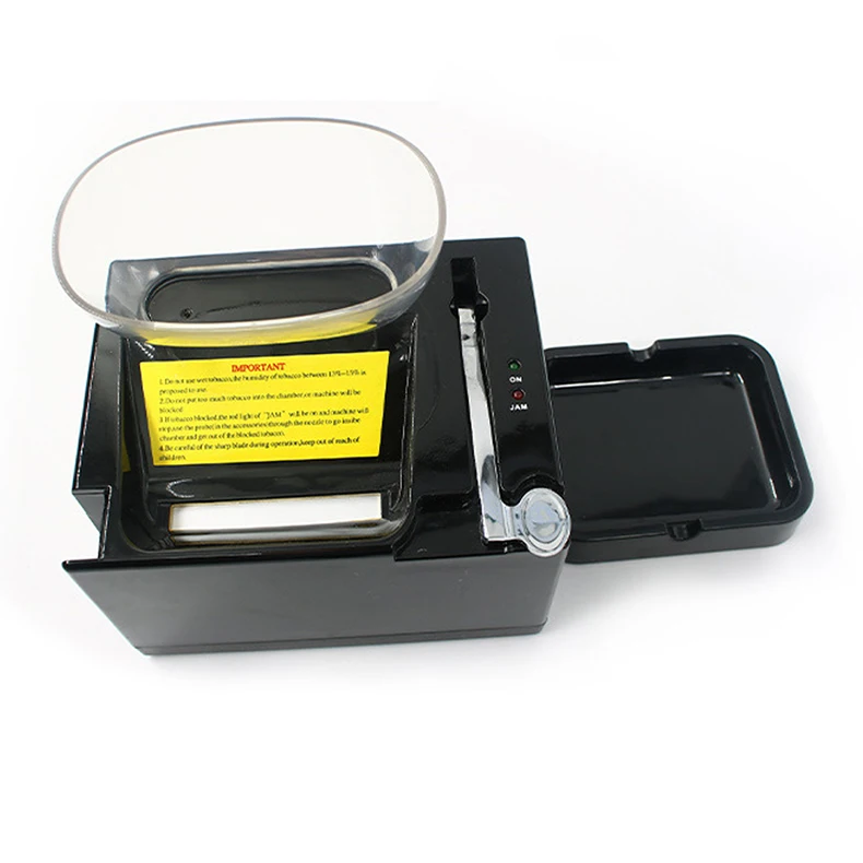 ER252109 Automatic Multi-function 6.5mm Cigarette Maker Full Set of Manual Household Grinding Electric Rolling Machine