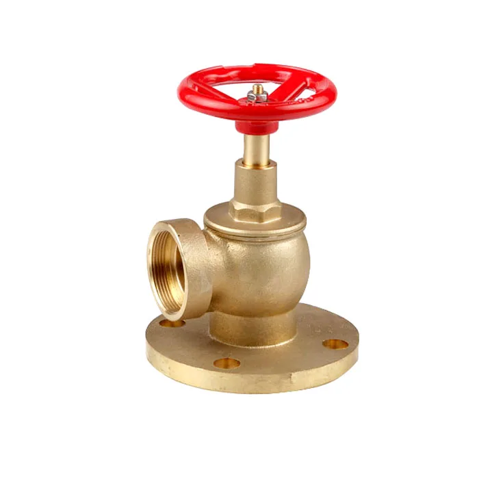 Custom high quality 2.5 1.5 inch flange type fire hydrant brass landing valve