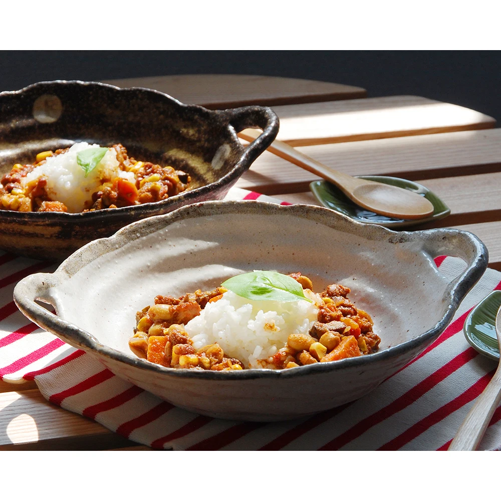 Japanese cheap ceramic cereal bowl with colorful floral designs