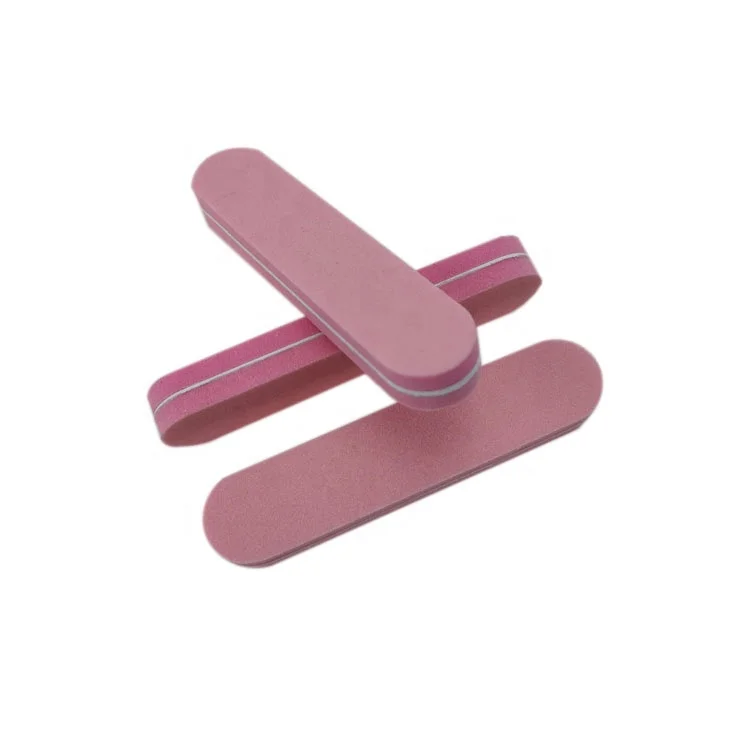 Factory Wholesale Top Quality Custom logo Gray Nail Buffer File Customs logo Gray Sponge Buffers Nail Nail Files and Buffers