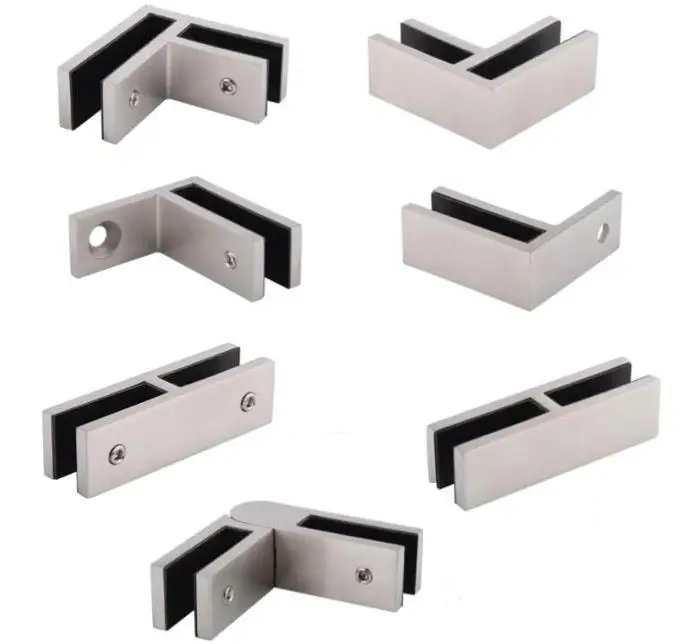 Aleader Stainless steel 304 316 angle fixing corner glass bracket frameless glass balustrade Brackets