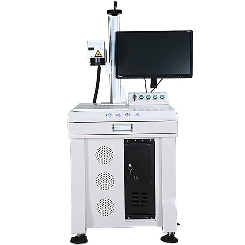 Factory outlet 20W 50W 100W Fiber optic desktop marking machine