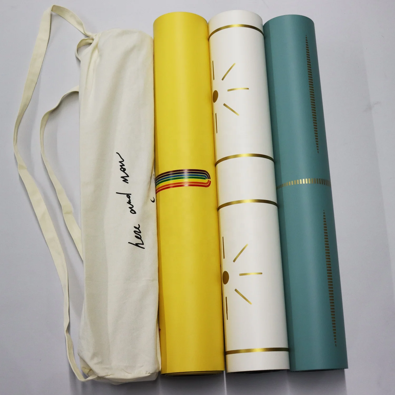 18 colors eco friendly best grip customized printed soft antislip luxury golden design wholesale PU gymnastics yoga mat 4mm 5mm